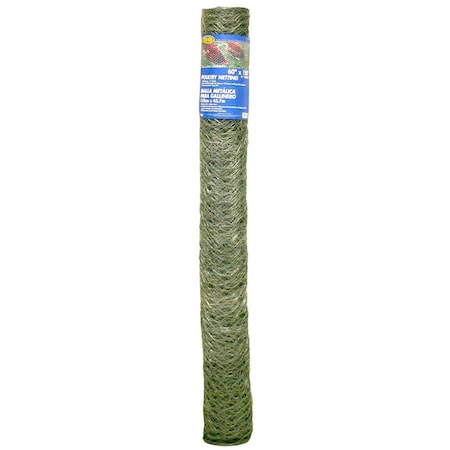 Mat 60in. x 150ft. 2in. Mesh Galvanized Poultry Netting MA310024